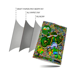 In-Stock &amp; Custom Zipper Bags with <strong>Matching</strong> Window Box 3.5g 7g 14g 28g Smell Proof Holographic Mylar Bags With Paper <strong>Boxes</strong> - Product Image 5