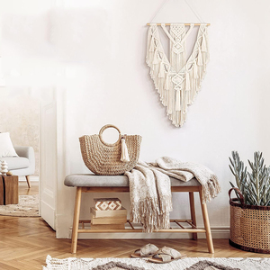 Nouveauté Tapisserie murale <span class=keywords><strong>en</strong></span> macramé <span class=keywords><strong>arc</strong></span>-<span class=keywords><strong>en</strong></span>-<span class=keywords><strong>ciel</strong></span> mandala pour filles adultes Anniversaire Noël - Product Image 6