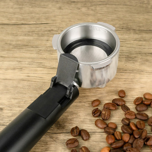 Porte-filtre de 51 mm avec poignée simple pour machines à café Donlim, filtre en acier inoxydable compatible - Product Image 1