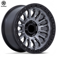 Jantes en aluminium forgé 6061-T6 gris canon pour tout-terrain, 17, 18, 20, 21, 22 pouces, compatibles avec les pick-up 4x4, prix d'usine, vente en gros DW