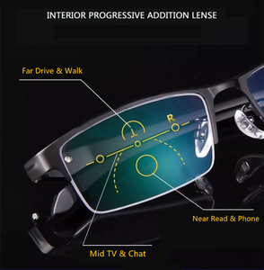 <span class=keywords><strong>Lunettes</strong></span> <span class=keywords><strong>de</strong></span> <span class=keywords><strong>lecture</strong></span> multifocus <span class=keywords><strong>progressives</strong></span> à zoom intelligent en métal mince pour hommes presbytie photochromique bifocale anti-lumière bleue - Product Image 5