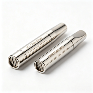Boquilla Metálica Compacta de Viaje para Fumar, Filtro de Acero Inoxidable y Aleación de Titanio, Boquilla con Logotipo de Marca Personalizado, Venta al Por Mayor - Product Image 5