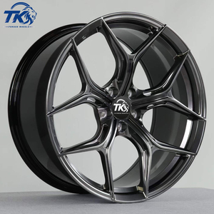 Rines de Aleación Forjados Personalizados <span class=keywords><strong>DOT</strong></span> de 1 Pieza y 5 Radios para Autos de Pasajeros, 18 19 20 21 22 Pulgadas, 5x112 5x114.3 para BMW, Audi, <span class=keywords><strong>Mercedes</strong></span>, Tesla - Product Image 2