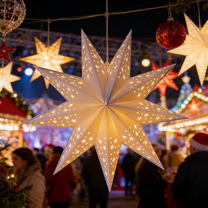 <span class=keywords><strong>Faroles</strong></span> <span class=keywords><strong>de</strong></span> <span class=keywords><strong>Papel</strong></span> Hechos a Mano, Plegables, con Forma <span class=keywords><strong>de</strong></span> Estrella <span class=keywords><strong>de</strong></span> 9 Puntas, para Decoración <span class=keywords><strong>de</strong></span> <span class=keywords><strong>Navidad</strong></span>, Sala <span class=keywords><strong>de</strong></span> Estudio, Sala <span class=keywords><strong>de</strong></span> Estar, Dormitorio y Fiestas - Product Image 3