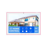 Tablette murale 10,1 pouces à écran tactile LCD avec alimentation PoE et éclairage LED pour système de réservation de salles de conférence