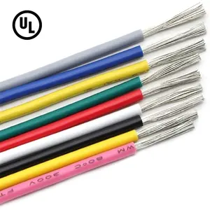 High Quality Ul1015 Household Appliances Wire PVC 16awg 20awg 30awg Cable 16awg UL 1015 Hook-Up Wires