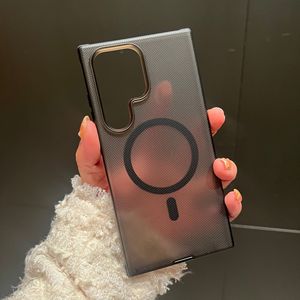 Funda Translúcida con Atracción Magnética y Acabado Esmerilado Antideslizante para Samsung S23 S24 S25 S26 Ultra A17 A36 A56 - Product Image 4