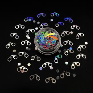 Halloween Combo forma di zucca Glitter all'ingrosso per la <span class=keywords><strong>decorazione</strong></span> rinfusa pipistrello Glitter decorazioni natalizie - Product Image 4