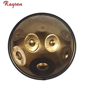 Nitrided <span class=keywords><strong>handpan</strong></span> กลอง <span class=keywords><strong>handpan</strong></span> 14(10 + 4) บันทึกทั้งหมดทำด้วยมือโดยเครื่องมือหลักกระทะ - Product Image 5
