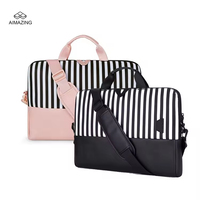 Bolsa de Portátil Moderna para Hombres y Mujeres, Personalizada, para Negocios, con Acolchado de Espuma EVA y Asa
