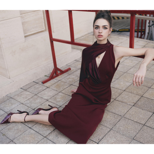 Alta calidad para vestidos de mujer modernos Fábrica de Vietnam Ajuste cómodo Sastrería personalizada Aspecto elegante duradero Vestidos formales para mujer - Product Image 1