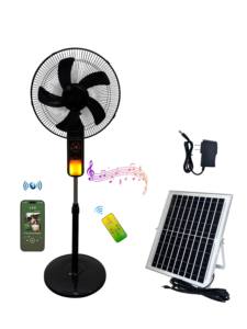 16 Inch <b>Solar</b> <b>Panel</b> APP Mobile Control 15V 18W Rechargeable AC Motor Floor-standing Fan 15W 6x2500mA 3 Level Speed <b>USB</b> 5V - Product Image 6