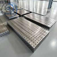 Table de soudage industrielle multifonctionnelle 3D avec accessoires de serrage complets, plateforme de soudage flexible pour le soudage de tuyaux et de quincaillerie