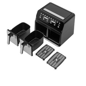 Freidoras de aire de cesta doble personalizadas a color, + 4L 4L, pantalla LED de gran capacidad, pantalla táctil, Control de tiempo, freidoras de aire con 10 menús preestablecidos - Product Image 1