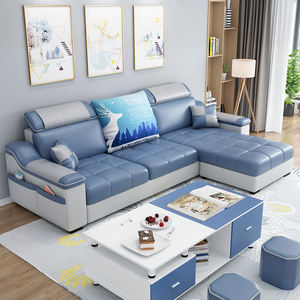 Barato <span class=keywords><strong>3</strong></span> plazas sofá conjunto muebles sala de estar pequeño apartamento simple moderno nórdico alquiler casa economía apartamento hogar sofá - Product Image 4