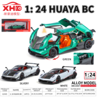 Modèle de voiture en alliage moulé sous pression à l'échelle 1:24, supercar, collection pour cadeau et décoration