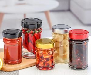 Bocal unique en verre pour cornichons Pâte de <span class=keywords><strong>boeuf</strong></span> Ketchup Sauce chili Beurre d'arachide Miel Bocaux en verre Emballage alimentaire en verre - Product Image 4