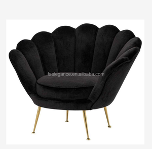 <span class=keywords><strong>Fauteuil</strong></span> d'appoint à cadre doré de luxe Pieds en acier inoxydable Salon à fleurs en velours <span class=keywords><strong>rose</strong></span> tufté pour chambre à coucher salon rembourré - Product Image 5