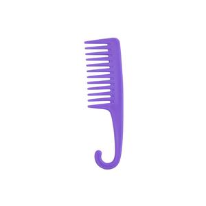 Peine Desenredante de Plástico Portátil de Alta Calidad con Dientes Anchos y Gancho para Peluquería y Uso Doméstico, Venta al por Mayor Personalizada - Product Image 3