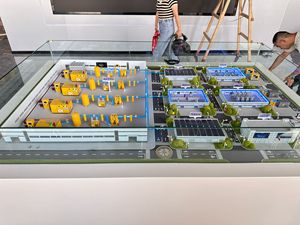 Mô hình nhà máy tùy chỉnh, mô hình mô phỏng dây chuyền sản xuất nhà máy và mô hình thiết bị cơ khí - Product Image 2