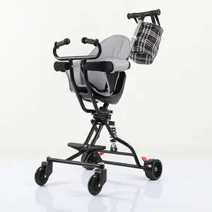 Mini triciclo para bebé plegable, carrito de bebé ligero y cómodo, 3 ruedas, 2022