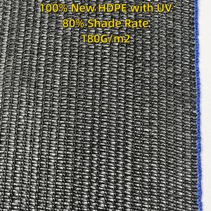 Black Rachel HDPE Shade Net Roll 80% Sombreado <span class=keywords><strong>para</strong></span> agricultura Invernadero Jardín Monofilamento Valla Shade Net - Product Image 2