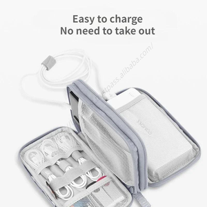 Sac de Voyage en Gros pour Câbles, Organisateur Portable Étanche pour Accessoires Électroniques, Chargeurs et Données USB - Product Image 3