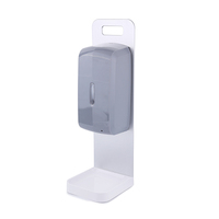 Distributeur de savon mural pour salle de bain 1000ml Distributeur automatique de savon mousse liquide en plastique ABS PP avec bouteille rechargeable