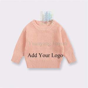 Vendita per tenere in caldo vestiti da ragazza oversize in maglia di cotone a maglia maglia maglione per <span class=keywords><strong>neonato</strong></span> maglione Pullover per bambini maglione per bambini - Product Image 6