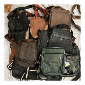 A13 Vente en gros de sacs de marque d'<span class=keywords><strong>occasion</strong></span> <span class=keywords><strong>sac</strong></span> à bandoulière en cuir véritable pour hommes mallette - Product Image 2