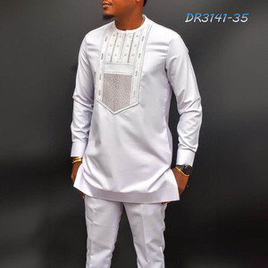 Ropa Africana Kanga, Falda Africana para Hombre, Algodón, Adultos, Bordado Africano - Product Image 1