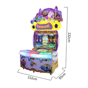 เครื่องเล่นเกมอาร์เคดแบบอินเทอร์แอคทีฟสำหรับเด็ก 3 ผู้เล่น Crazy City รุ่นยอดนิยม ใช้เหรียญแลกของรางวัล เหมาะสำหรับศูนย์รวมความบันเทิง - Product Image 3