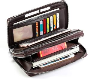 Portefeuille Homme Tendance en Cuir PU avec Multiples Emplacements pour Cartes, Double Fermeture Éclair et Grande Capacité – Idéal pour les Affaires - Product Image 5