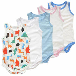 Tutina Estiva in Cotone Traspirante per Neonati, Unisex, 0-24 <span class=keywords><strong>Mesi</strong></span> - Product Image 1