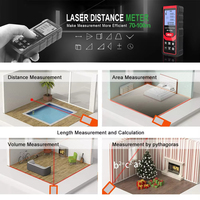 Noyafa NF-271 Laser Distance Mètre 40M 80M Télémètre Bande Télémètre Dispositif De Mesure Règle Numérique Outil De Test