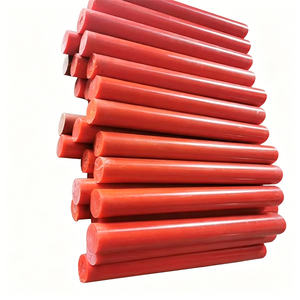 แท่งอัดแข็งแบบแท่งกลมพลาสติกทำจากไนลอน/พลาสติก HDPE ทนทานต่อการสึกหรอตามสั่ง - Product Image 4