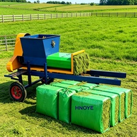 Mini-presse à ensilage portable, capacité 25 kg, récolte, ensilage et emballage tout-en-un