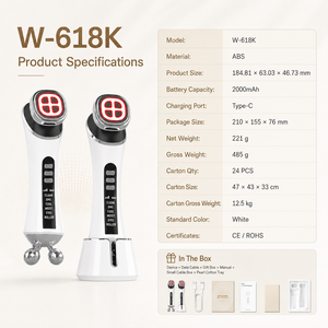 Rullo Massaggiante 6 in 1 DTC, Nuova Macchina di Bellezza Virale di Tendenza, Dispositivo di Cura Personale per Ringiovanimento e Luminosità, Ricarica USB - Product Image 5