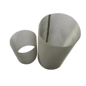 Tubo de malla de alambre de filtro de acero inoxidable de malla tejida flexible de metal