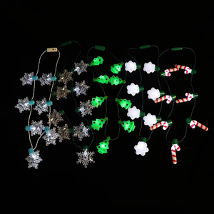 Guirlande lumineuse LED blanche 9 lumières pour sapin de Noël avec 3 piles LR44, commande manuelle pour décorations de fêtes/festivals - Product Image 5