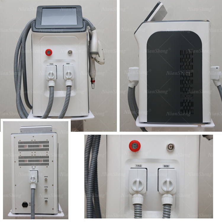Niansheng 3 in 1 OPT Hair Removal + RF + ND YAG Laser Tattoo Removal Machine Laser Hair Removal Machine Price