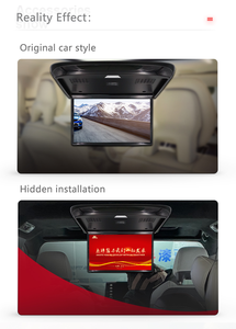 2023 monitor per auto ribaltabile sottile da 13.3 pollici con sistema operativo Android 10 2 + 32GB wifi miracast montaggio a soffitto sul tetto schermo Minibus bus tv - Product Image 6