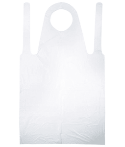 Delantal Desechable sin Mangas de PE Impermeable con Certificación ISO9001/14001 y Acabado Repujado para Catering, Hospitales y Procesamiento de Alimentos - Product Image 2