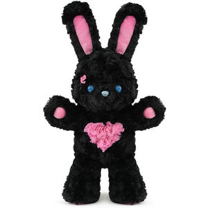 U627 تخصيص لطيف أرنب لينة أفخم لعبة محشوة الحيوانات هدايا عيد الفصح عيد ميلاد لتزيين غرفة الأطفال أرنب أسود أفخم اللعب - Product Image 2