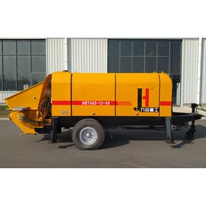 Pompe à béton sur remorque JIUHE, personnalisation, machinerie de béton, remorque montée sur remorque - Product Image 1