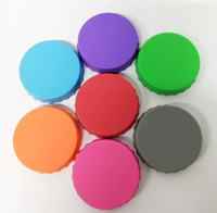 Couvre-boîtes en silicone réutilisables personnalisés pour les boissons gazeuses, la bière, les jus, les couvercles de canettes rondes, doux, anti-poussière, couvercles de canettes de boissons, couvercles de canettes