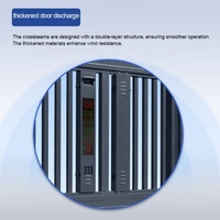 Control remoto de puerta corredera telescópica de puerta doble eléctrica automática desatendida para acceso de entrada de Casa Villa para apartamentos