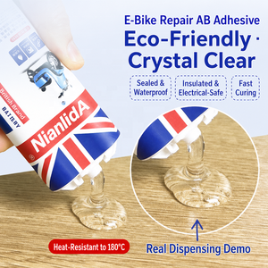 Resina Epoxi y Endurecedor Nianlida <span class=keywords><strong>de</strong></span> 50 ml, Adhesivo para Reparación <span class=keywords><strong>de</strong></span> Bicicletas Eléctricas, Unión <span class=keywords><strong>de</strong></span> Plástico ABS, Reparación <span class=keywords><strong>de</strong></span> Carrocería <span class=keywords><strong>de</strong></span> Scooter Eléctrico, Resistente al Agua - Product Image 3