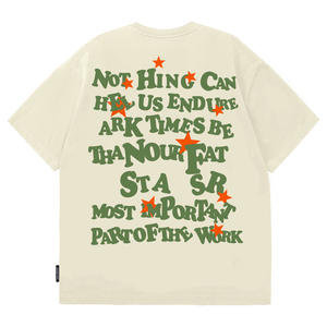 OEM de talla grande Unisex camisetas de manga corta de alta calidad 100% algodón personalizado 3D espuma Puff impresión Logo tejido de punto - Product Image 5