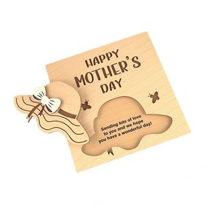 Pafuhappy Plaque en bois personnalisée pour la Fête des Mères avec artisanat en bois, Décoration d'intérieur, Cadeau pour la Meilleure Maman, Pack de cartes 3D SVG - Product Image 4